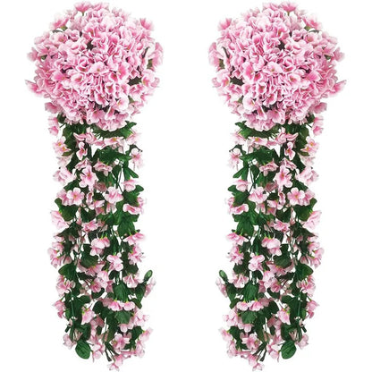 1PC Artificial Flowers Long Vine Rose Home Wedding Outdoor garden yard Arch Decorations Christmas Celebration photography party
