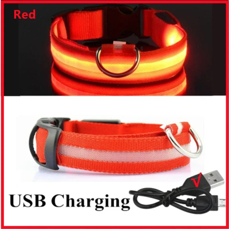 LED Luminous Dog Cat Collar