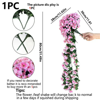 1PC Artificial Flowers Long Vine Rose Home Wedding Outdoor garden yard Arch Decorations Christmas Celebration photography party