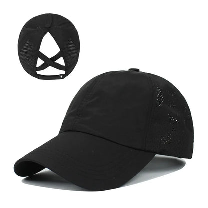 Women's Quick-Dry Ponytail Baseball Cap