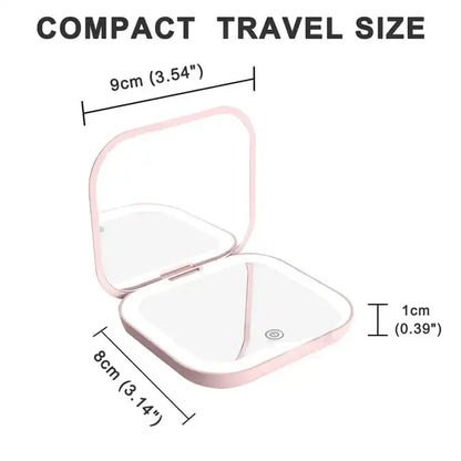 cosmomiro Compact Mini Lighted Mirror