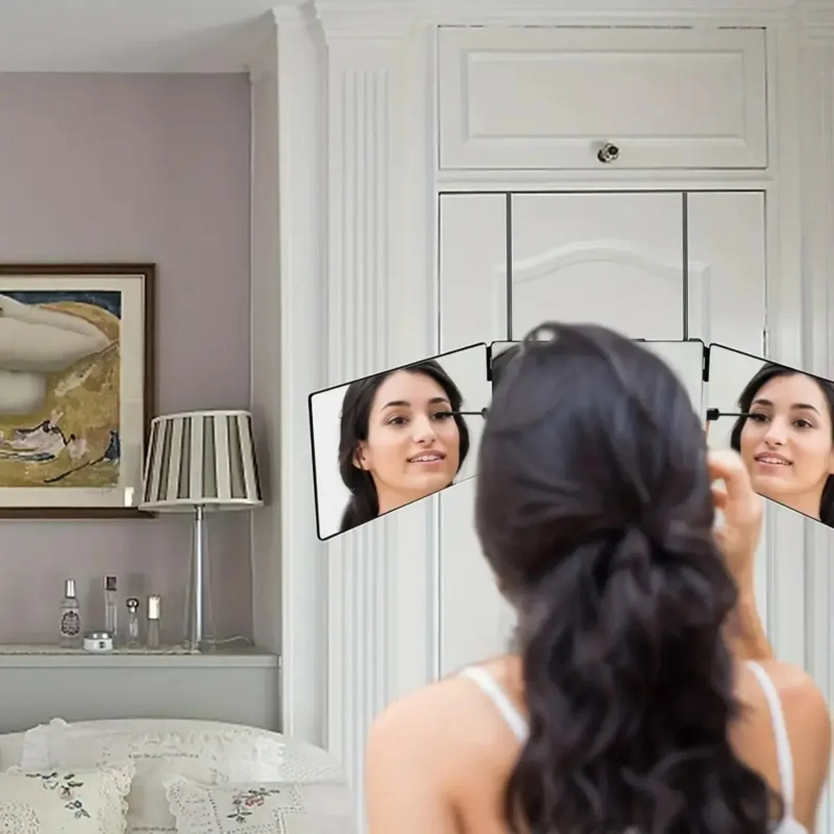 360° Trifold Adjustable Makeup Mirror