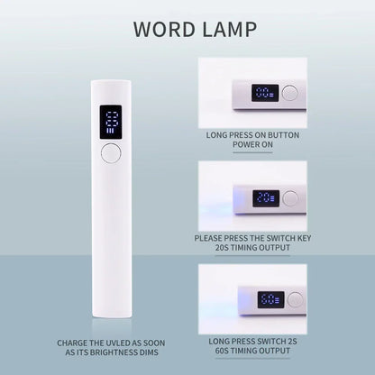 Handheld UV Nail Dryer Lamp