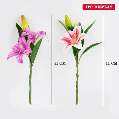 Silk Lily Bouquet Room Decor