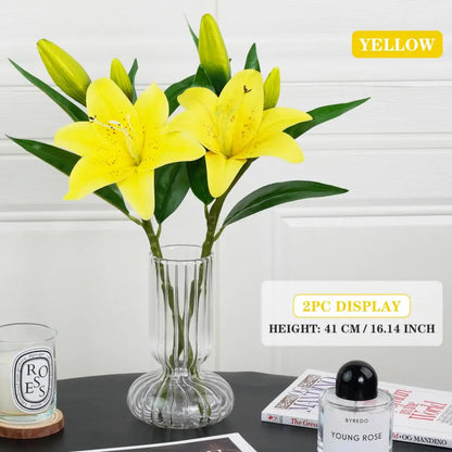 Silk Lily Bouquet Room Decor