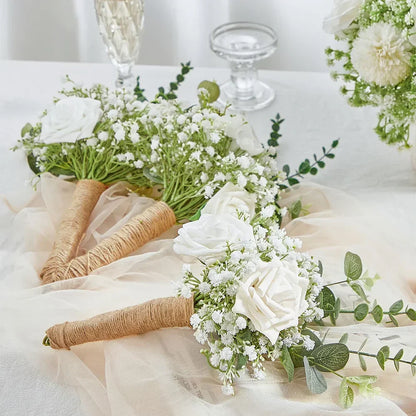 10/15pcs Artificial Flowers Baby Breath Flower Fake Gypsophila for Wedding Party Home Decoration Floral Bouquets DIY Accessories