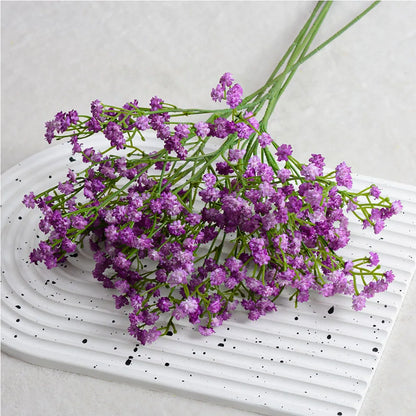 52cm 90 HeadsWhite Babies Breath Artificial Gypsophila Flowers Bouquets For Home Garden Wedding Birthday Decoration Fake Flower
