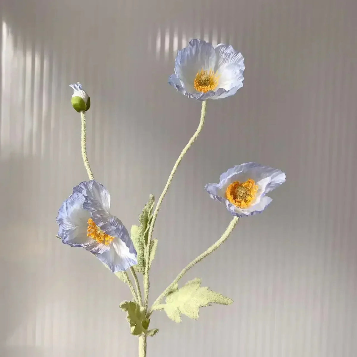 Artificial Flowers Fake Poppy Silk Flowers Long Stem Housewarming Garden Table Wedding DIY Party Wedding Bridal Bouquet Decor