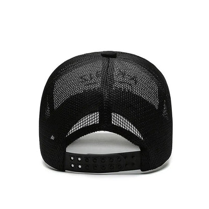 Embroidered Mesh Baseball Sun Cap