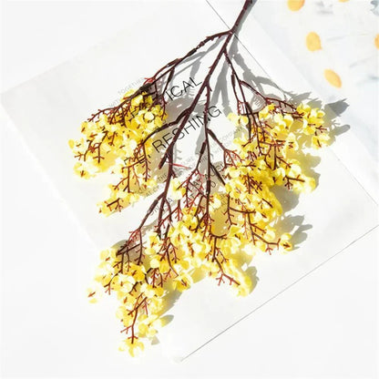 52cm 90 HeadsWhite Babies Breath Artificial Gypsophila Flowers Bouquets For Home Garden Wedding Birthday Decoration Fake Flower
