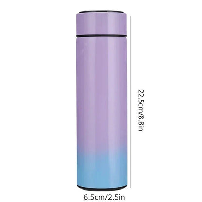 Black Smart Thermos Bottle 500ml
