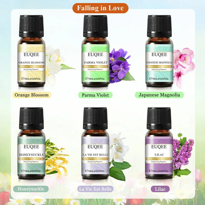 Unisex EUQEE 6pcs Fragrance Oil Gift Set