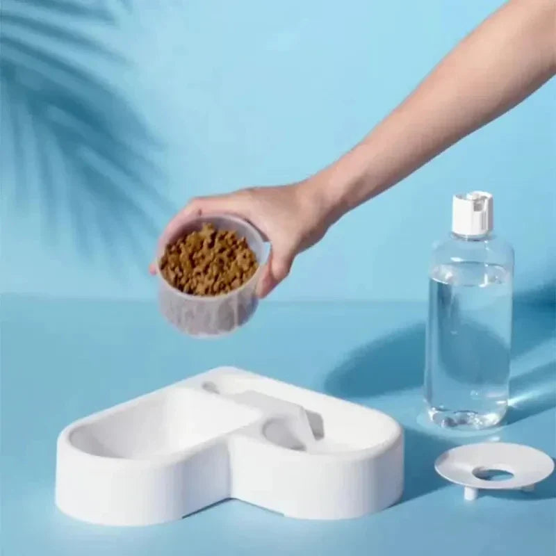 Automatic Pet Drinking Feeding Bowl