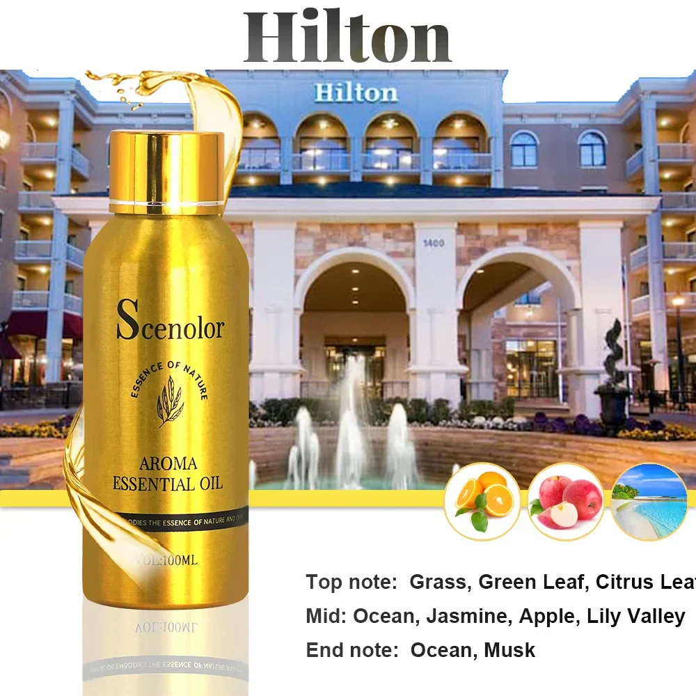 Unisex 100ml Hotel Essential Oil for Diffuser
