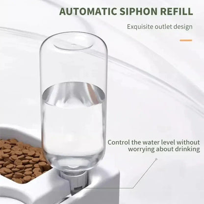 Automatic Pet Drinking Feeding Bowl