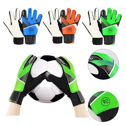 Kids Latex Soccer Goalkeeper Gloves