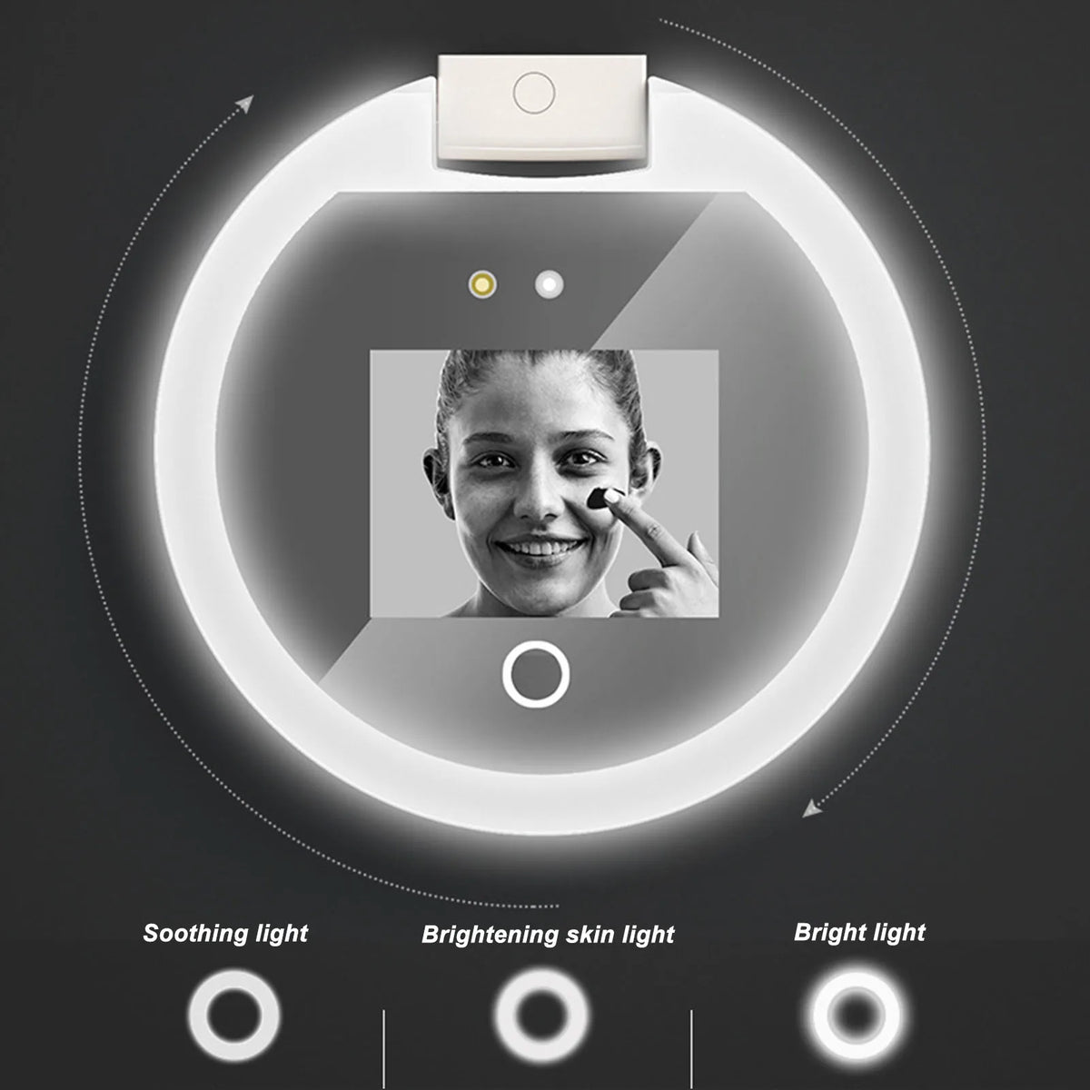 UV Sunscreen Testing Makeup Mirror