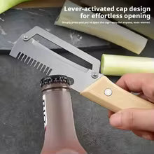 Ergonomic Peeling Knife with Wooden Handle, Stainless Steel Vegetable Peeler with Wooden Handle,