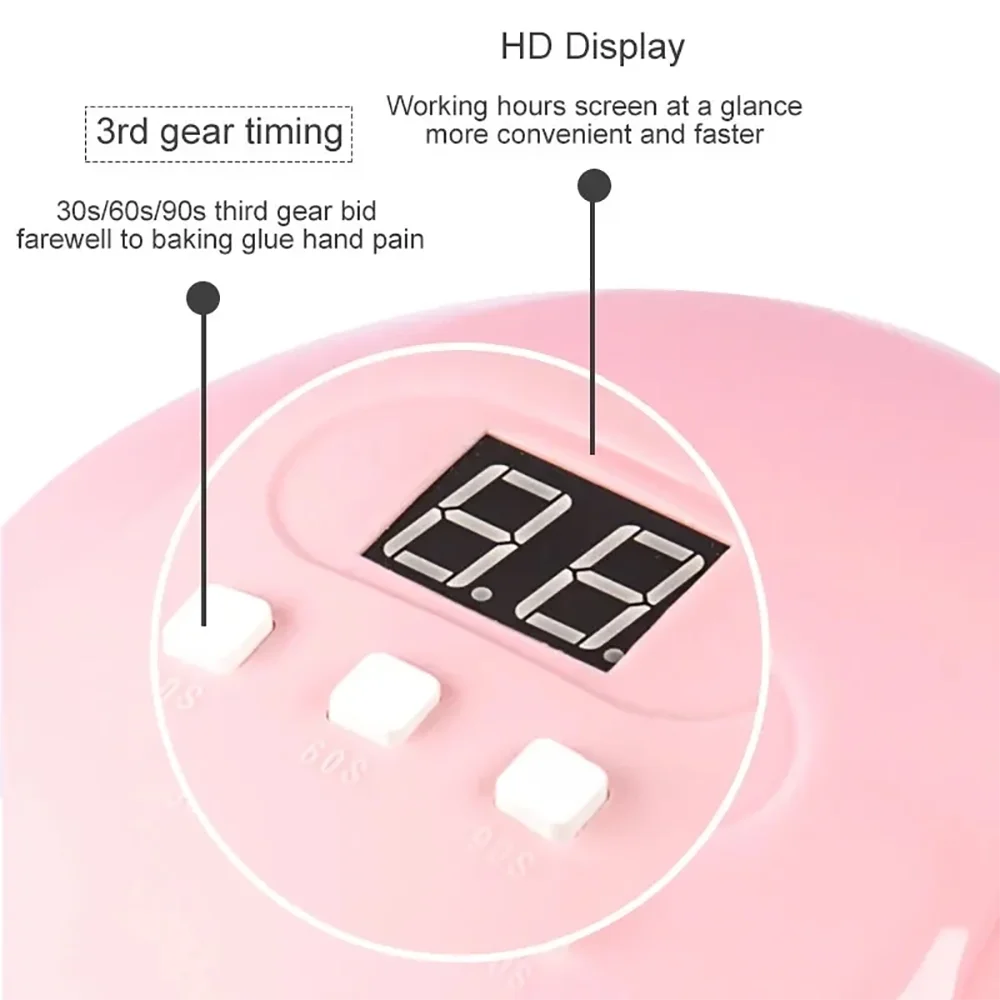 YIKOOLIN Nail Dryer UV Lamp