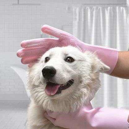 Pet Silicone Dog Bath Glove