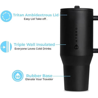 HydroJug 40 OZ Insulated Car Cup - light purple