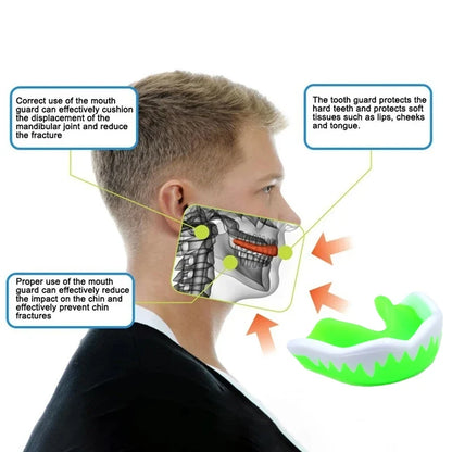 Dual-Tone EVA Sports Mouthguard Protection