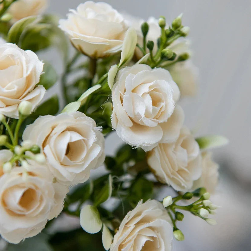 Silk Rose Bouquet Floral Decor