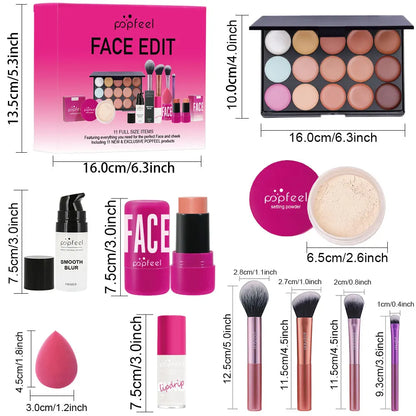 POPFEEL 11-Piece Makeup Set