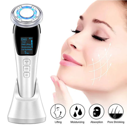 Facial Massager Microcurrent Face Massage Vibration Skin Tightening Face Lifting Anti Wrinkle Beauty Device Skin Care Tool SLY02