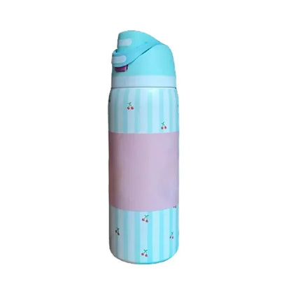 Owala BPA-Free insulated Straw Water Bottle - Bow Pink