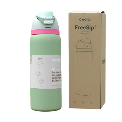 Owala FreeSip Black Panther Bottle