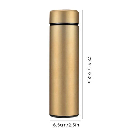Black Smart Thermos Bottle 500ml