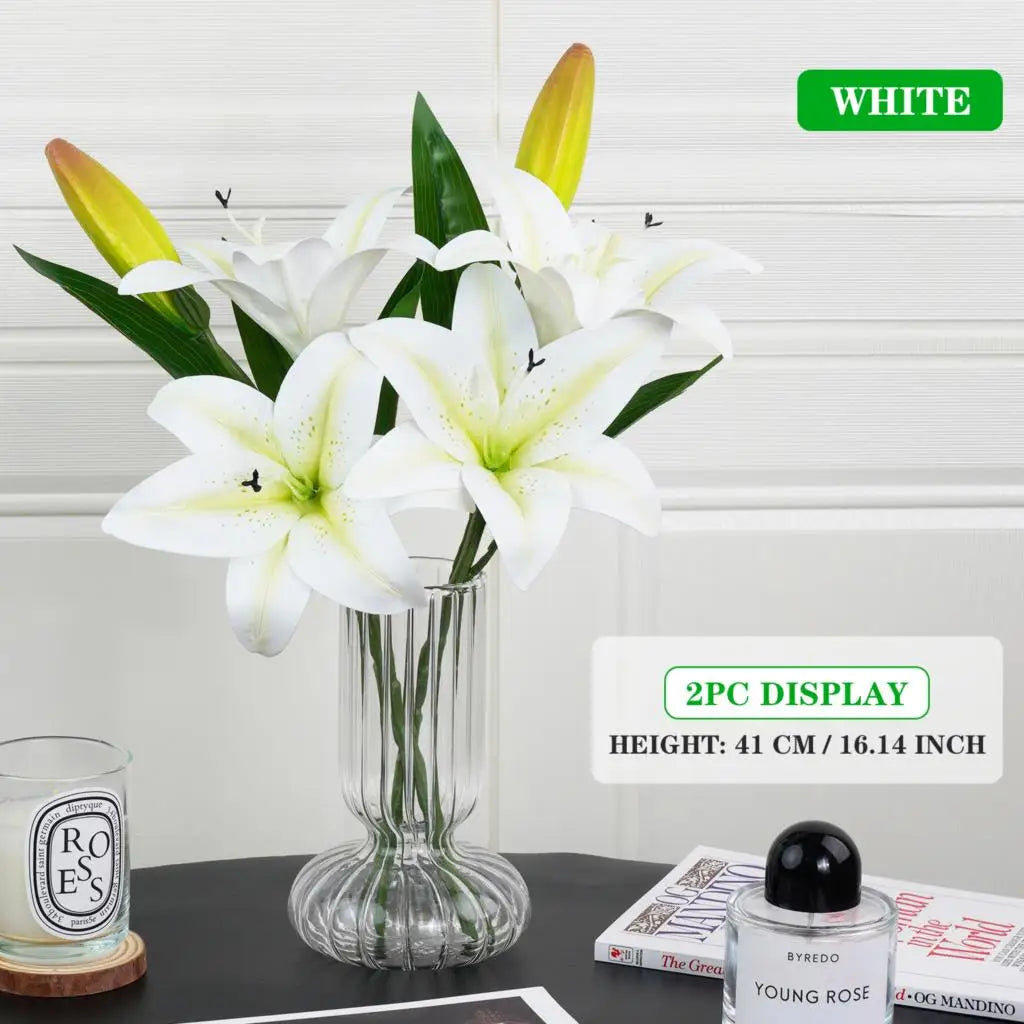 Silk Lily Bouquet Room Decor