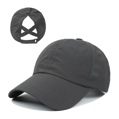 Women's Quick-Dry Ponytail Baseball Cap