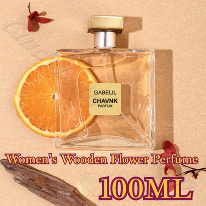 Women's Wooden Floral Perfume