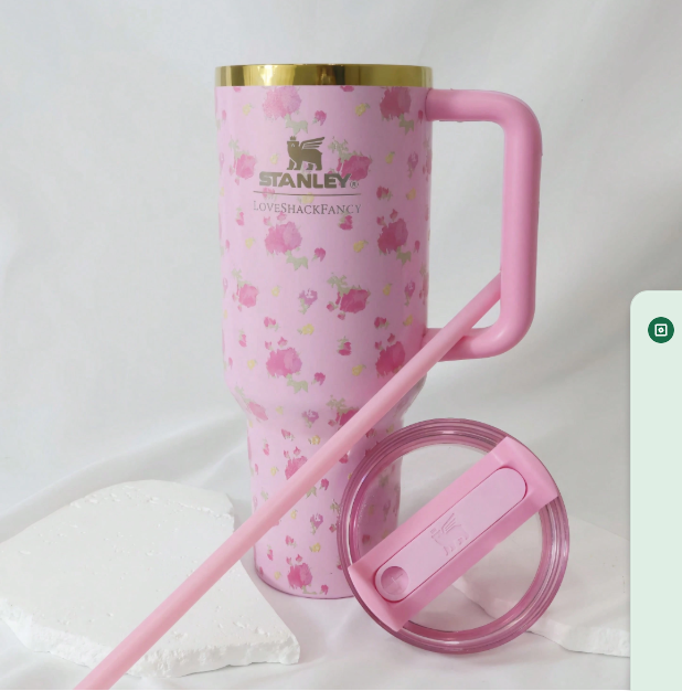 Stanley Pink Rose 40oz Tumbler