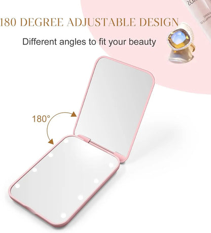 LED 1X/3X Compact Makeup Mirror