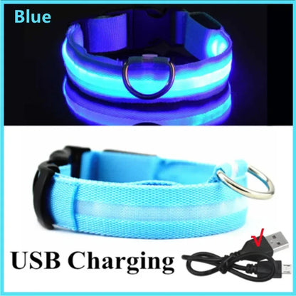 LED Luminous Dog Cat Collar