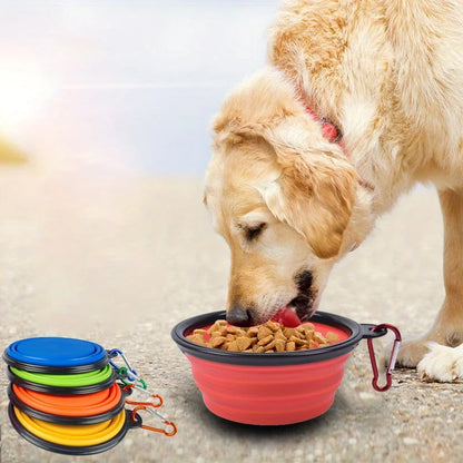 Portable Folding Dog Travel Bowl