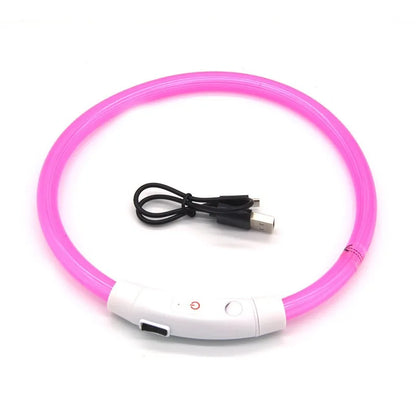 USB Rechargeable LED Dog Collar