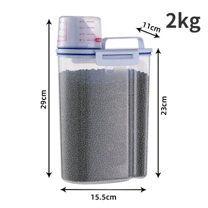 Sealed Dog Cat Food Container