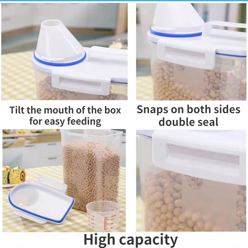 Sealed Dog Cat Food Container