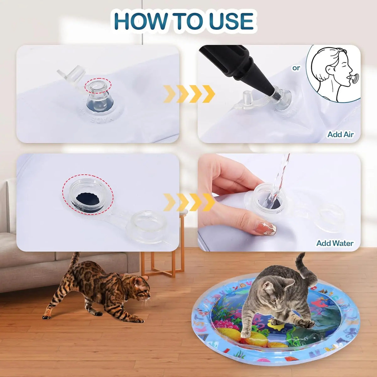 Pet Cooling Sensory Play Mat