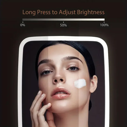 LED Desktop Folding Makeup Mirror