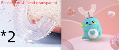 Smart Kids Electric Toothbrush 360° Oral Cleaner with USB Charging