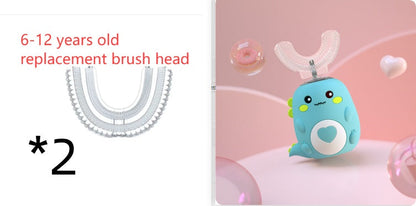 Smart Kids Electric Toothbrush 360° Oral Cleaner with USB Charging
