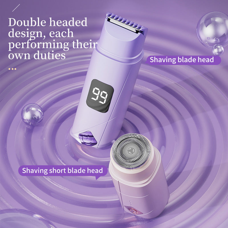 Digital Display Type-c Multifunctional Women's Shaver Hair Removal Device