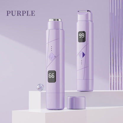 Digital Display Type-c Multifunctional Women's Shaver Hair Removal Device