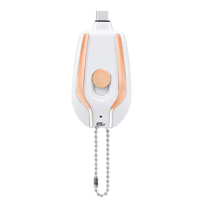 Mini Keychain Charger 1500mAh – Type-C Power Bank