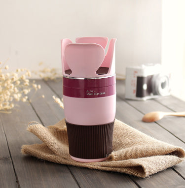 AutoFlex Cup Holder Expander for Bottles, Phones & Convenience